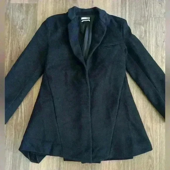 Co $1295 Wool Charcoal Gray Italian Coat Jacket Blazer Fall Luxury‎ City - Picture 2 of 15